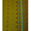 PURE COTTON - Mustard Olive Green with Coffee Brown