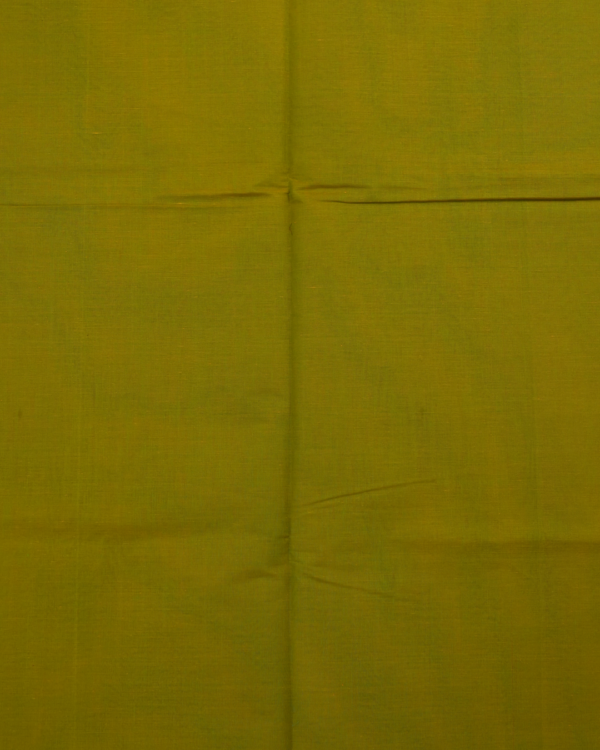PURE COTTON - Mustard Olive Green with Coffee Brown