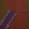 3 PURE COTTON - Chocolate Brown with Wine Purple & Teal Green