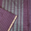 CHETTINAD COTTON SAREES  - Deep Wine Purple