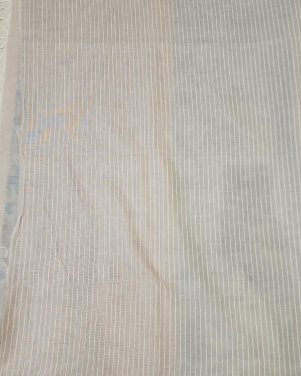 ..32 COTTON SAREES - Pastel Sky Blue with Teal Green & Royal Blue