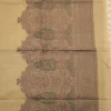 343 PURE COTTON SAREES - Sand Beige with Olive Green, Maroon & Black