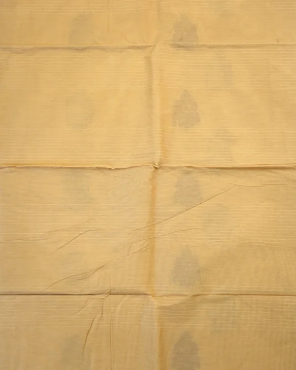 345 PURE COTTON SAREES - Sand Beige with Olive Green, Maroon & Black