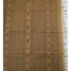 347 PURE COTTON SAREES - Sandalwood Beige with Maroon, Olive Green & Black