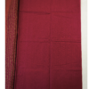 PURE COTTON SAREE - Wine Maroon with Peach Copper & Antique Gold