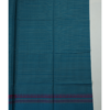 PURE COTTON SAREE - Teal Blue