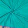 ..4 CHETTINAD COTTON SAREES - Peacock Teal with Royal Blue and Antique Gold