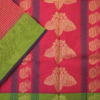 40 PURE COTTON SAREES - Coral Pink