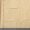 42 PURE COTTON SAREE - Grey Beige
