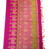 52 PURE COTTON SAREE - Rani Pink