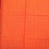 PURE COTTON SAREES - Bright Orange with Rani Pink