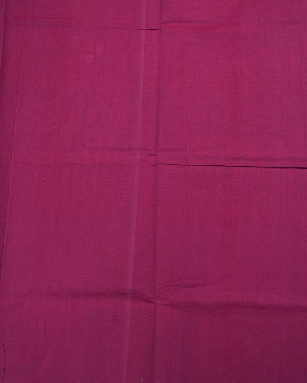 54 PURE COTTON SAREE - Rani Pink