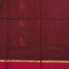 PURE COTTON SAREE - Magenta Pink with Wine Purple, Antique Gold & Green