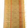 68 PURE COTTON SAREE - Mustard Sandalwood