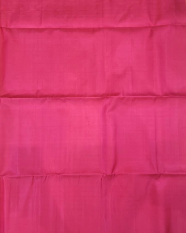 7 SOFT SILK SAREES - Mustard Yellow with Rani Pink