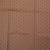 PURE COTTON SAREE - Burnt Orange with Rani Pink & Teal Green