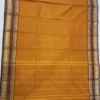 CHETTINAD COTTON SAREES  - Mustard Orange