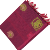 C2-115 PURE COTTON SAREES - Deep Wine