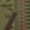 C4-2 PURE COTTON SAREES - Olive Green