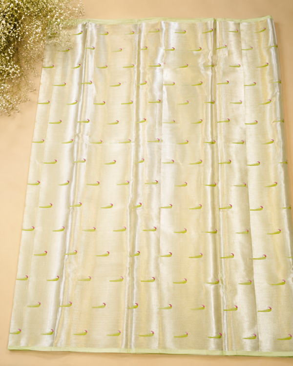 ChatGPT Image Sep 1, 2026, 01_07_35 PM NETTED KOTA SAREES - Lime Green