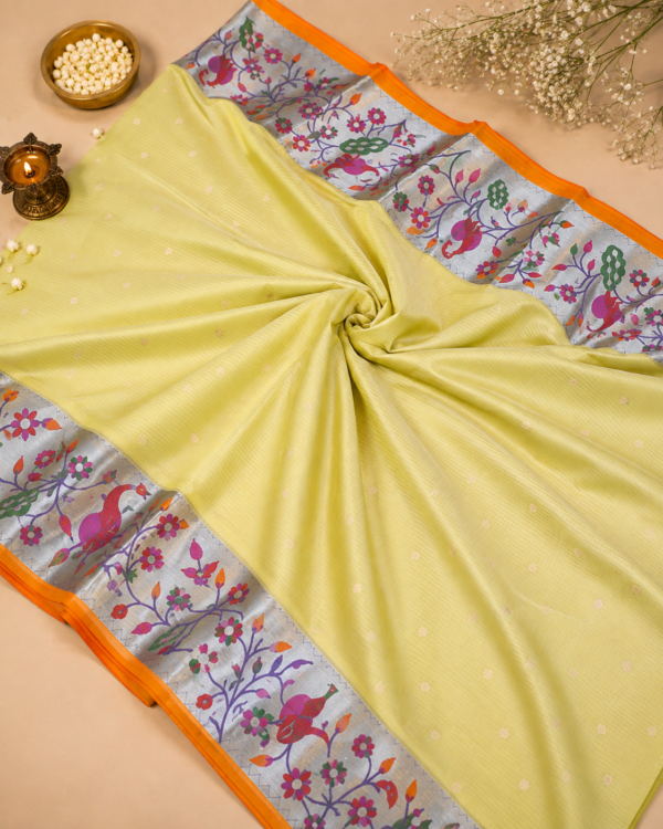 ChatGPT Image Sep 1, 2026, 10_41_55 AM NETTED KOTA SAREES - Lime Green