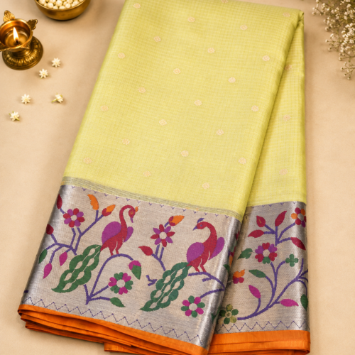ChatGPT Image Sep 1, 2026, 10_49_36 AM NETTED KOTA SAREES - Lime Green