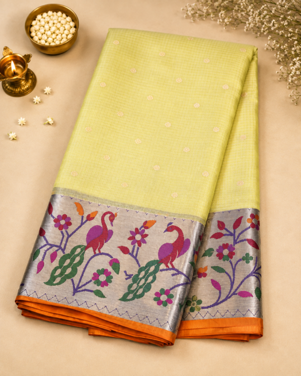 ChatGPT Image Sep 1, 2026, 10_49_36 AM NETTED KOTA SAREES - Lime Green