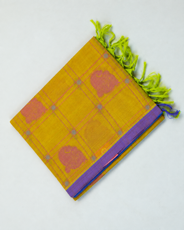 ChatGPT Image Sep 12, 2026, 11_14_58 AM PURE COTTON SAREES - Mustard Yellow