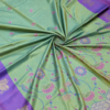 PICHWAI SEMI SILK - Parrot Green