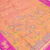 Pichwai Semi Silk - Peach Pink