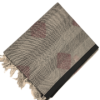 T1 PURE COTTON SAREE - Charcoal Grey