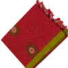 T16 PURE COTTON SAREE - Ruby Red