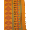 T18 PURE COTTON SAREE - Mustard Orange