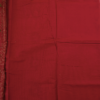 T19 PURE COTTON SAREE - Ruby Red