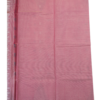 T7 PURE COTTON SAREE - Dusty Rose Pink with Mauve & Wine