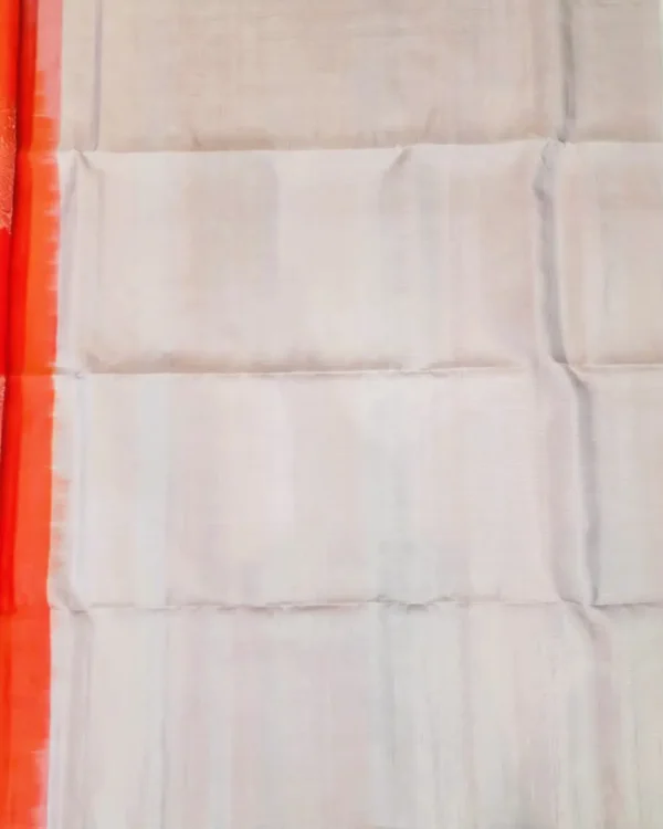 SOFT SILK SAREE - Bright Orange
