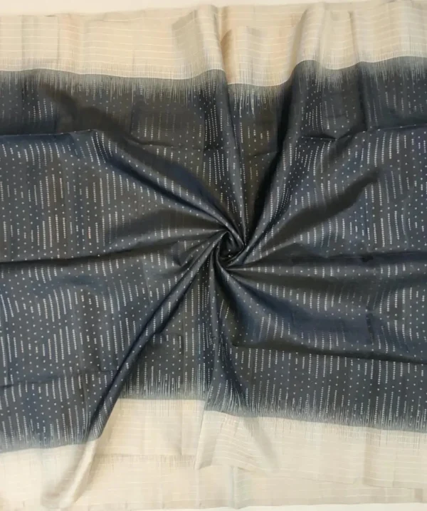 SOFT SILK SAREE - BLACK