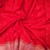 SOFT SILK SAREE - Bright Red