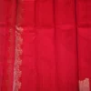 SOFT SILK SAREE - Bright Red