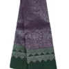 SOFT SILK SAREE - Plum with Dark Bottle Green Contrast
