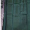 SOFT SILK SAREE - Plum with Dark Bottle Green Contrast