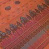 TEST112 PURE COTTON SAREES - Bright Orange