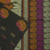 TN2 PURE COTTON SAREE - CHARCOAL BROWN