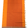 Untitled-1.png2 PURE COTTON SAREE - Bright Orange with Dusty Rose Pink