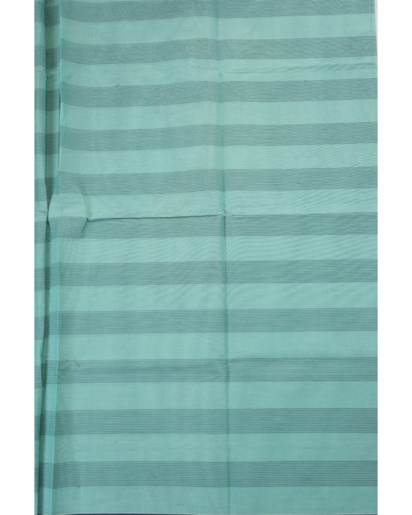 PURE COTTON SAREE - Pastel Aqua Blue