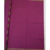 PURE COTTON SAREES - Plum with Olive Green & Antique Gold