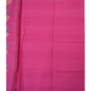 PURE COTTON SAREES - Bright Magenta with Purple Border