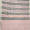 ta15 COTTON SAREES - Peach Pink with Grey and Multicolour Floral Print