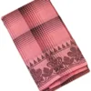 CHETTINAD COTTON SAREES - Dusty Rose Pink with Deep Maroon