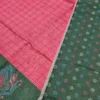 11 FANCY SAREES - Bright Fuchsia Pink with White Checks